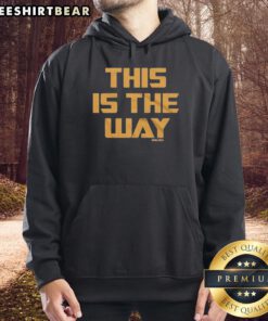 Official The Mandalorian This Is The Way Hoodie featuring iconic design and vibrant colors for fans of the series.
