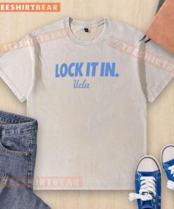 Official UCLA Bruins 2026 Lock It In washed t-shirt featuring the iconic logo in a casual, stylish design.