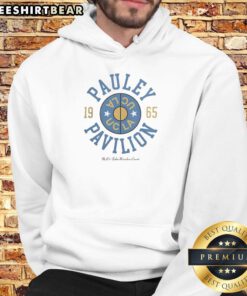 Original Pauley Pavilion UCLA Bruins 1965 hoodie showcasing vintage design and school spirit in classic colors.