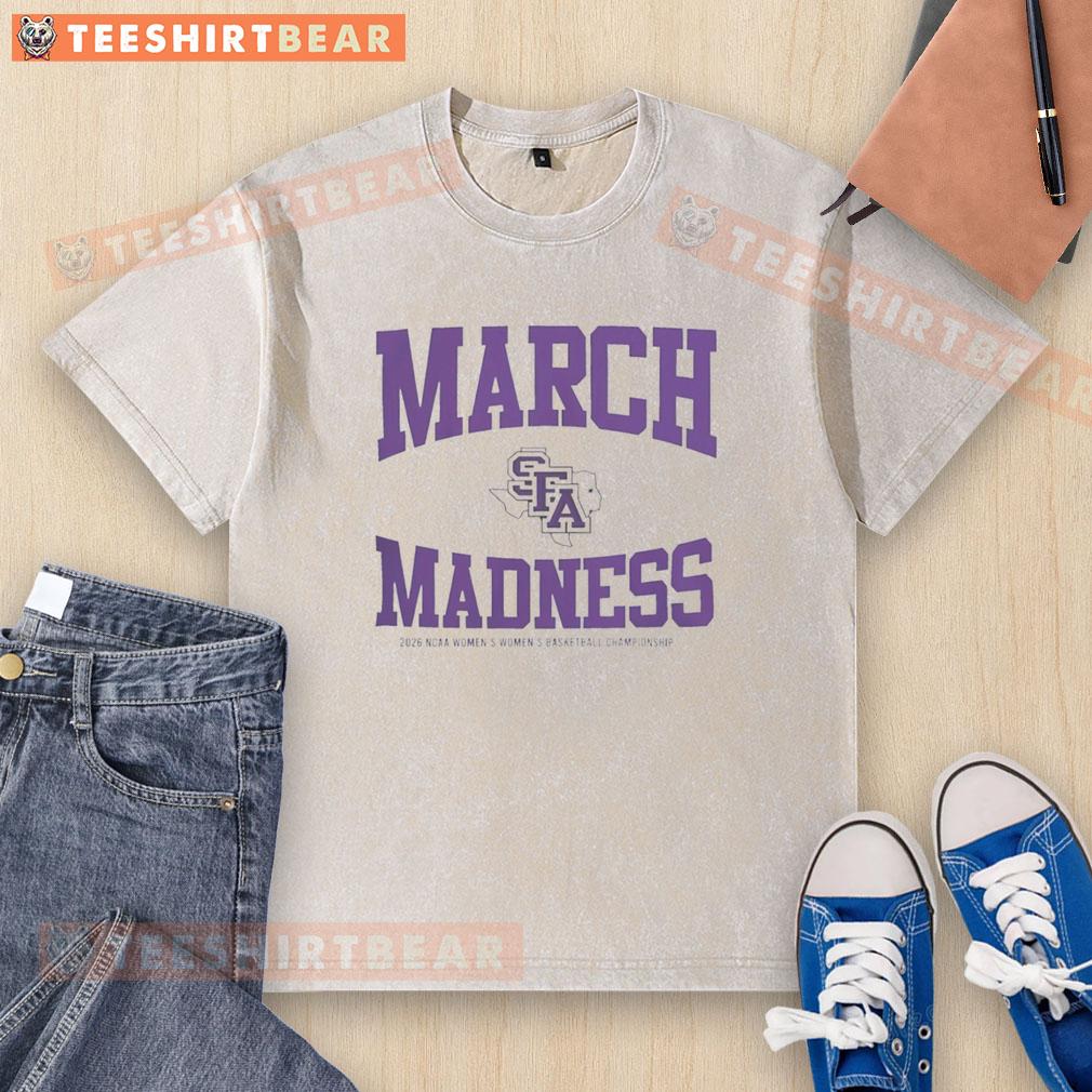Original Stephen F. Austin Ladyjacks March Madness NCAA Women's Basketball Championship 2026 washed t-shirt design.