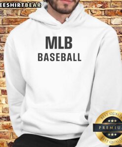 Premium MLB Baseball Hoodie in navy blue, featuring official team logo and comfortable fit, perfect for fans and casual wear.