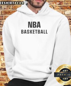 Premium NBA basketball hoodie in black with vibrant team logo, perfect for fans and stylish sportswear enthusiasts.