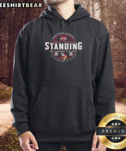 Alt Text: Premium Princeton Vikings 2026 OHSAA Girls Basketball Division 1 Last Four Standing Hoodie in team colors.