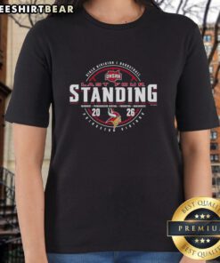 Alt Text: Premium Princeton Vikings 2026 OHSAA Girls Basketball Division 1 Last Four Standing Ladies Tee showcasing team pride.