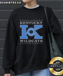 Premium Rupp Arena Kentucky Wildcats basketball sweatshirt in blue, featuring team logo and stylish design for fans.