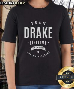 Premium Team Drake Lifetime Member Tee for Men - Myth Legend Design, perfect for fans and stylish casual wear.