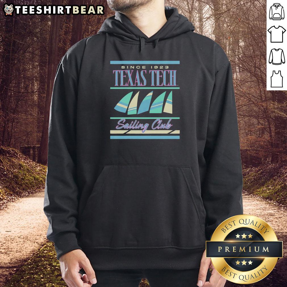 Premium Texas Tech Red Raiders Sailing Club hoodie since 1923, featuring vibrant team colors and stylish design.