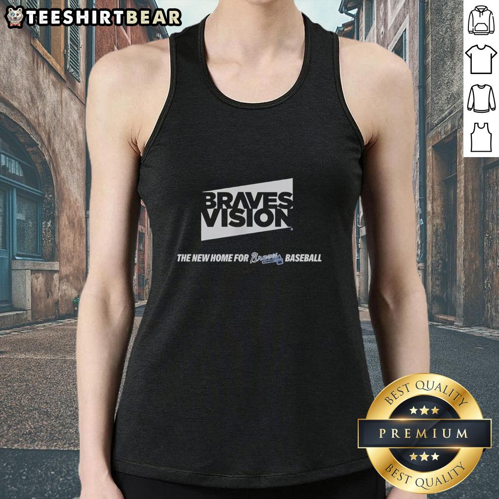 Premium Braves Baseball 2026 tank top featuring Bravesvision design, perfect for fans supporting their team in style.