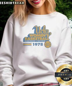 Premium UCLA Bruins women's basketball 1978 sweatshirt featuring vintage design and team colors, perfect for fans.