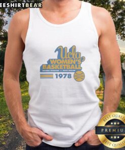 Premium UCLA Bruins women's basketball 1978 tank top featuring team colors and logo, perfect for fans and athletes.