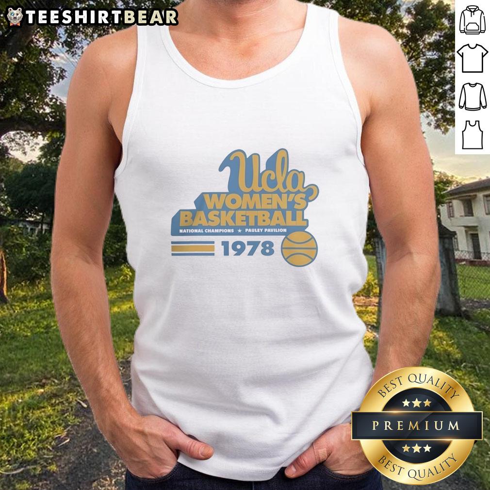 Premium UCLA Bruins women's basketball 1978 tank top featuring team colors and logo, perfect for fans and athletes.