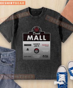 Premium Visit The Darth Mall washed t-shirt featuring a stylish design for Star Wars fans and casual wear enthusiasts.