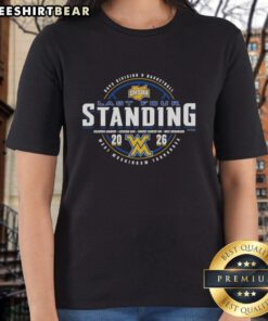 Alt Text: Premium West Muskingum Tornadoes 2026 OHSAA Boys Basketball Division 5 Last Four Standing ladies tee shirt design.