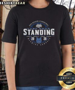 Premium Wyoming Cowboys 2026 OHSAA Boys Basketball Division 4 Last Four Standing Ladies Tee in vibrant design.
