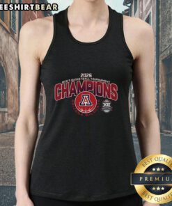 Pretty Arizona Wildcats Red Blue 84 tank top celebrating 2026 Big 12 Men's Basketball Conference Tournament champions.