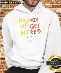 Stylish Pretty How Did We Get Here Hoodie in cozy fabric, perfect for casual outings and streetwear fashion.