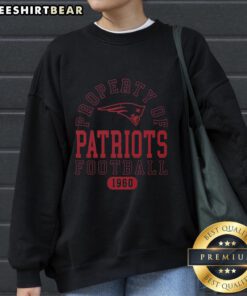 Cozy New England Patriots sweatshirt in vibrant colors, perfect for fans showing team spirit on game day.