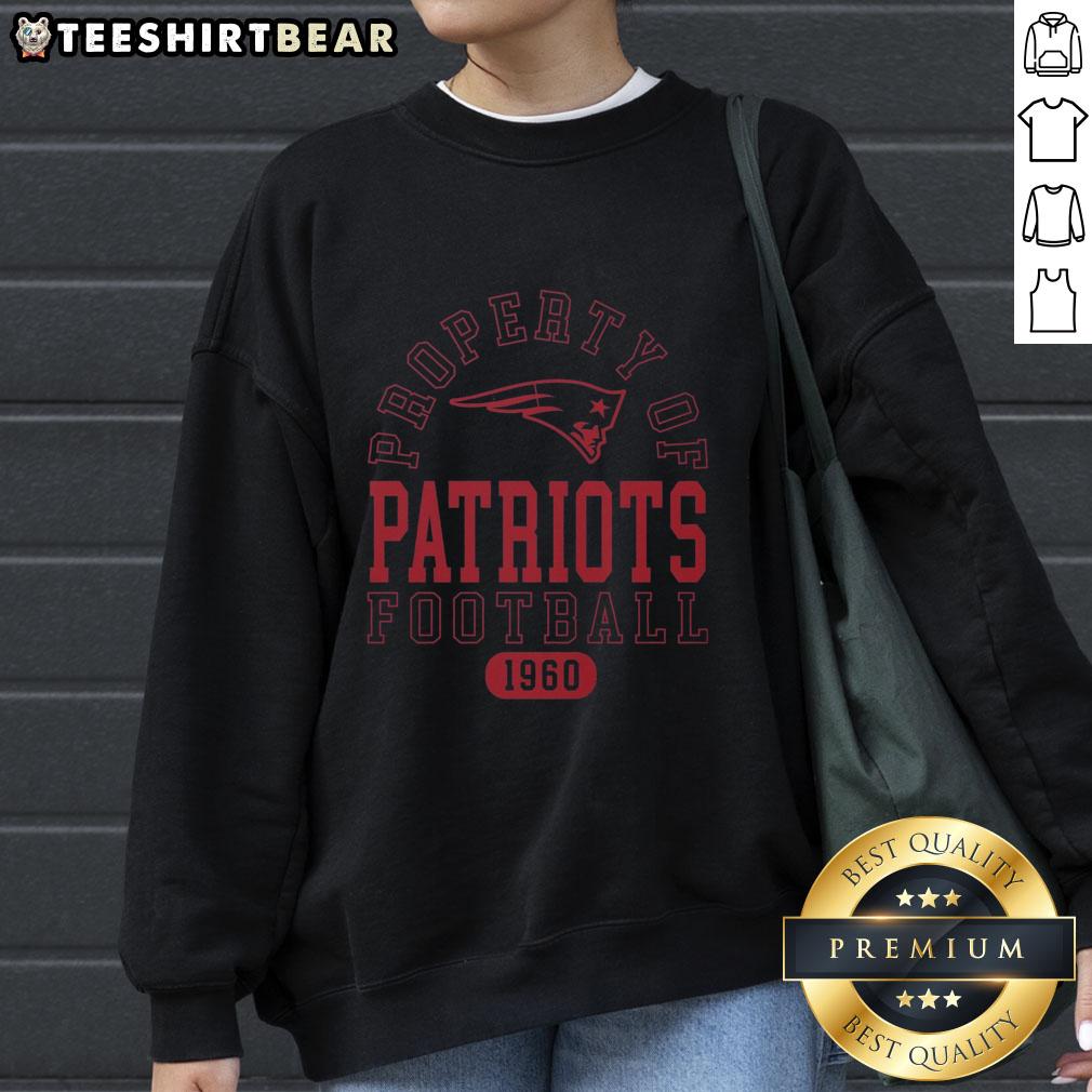 Cozy New England Patriots sweatshirt in vibrant colors, perfect for fans showing team spirit on game day.