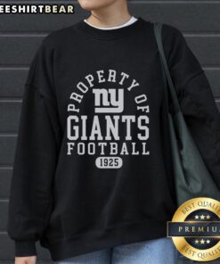 Alt Text: Stylish New York Giants sweatshirt featuring vibrant team colors, perfect for fans and cozy game day wear.