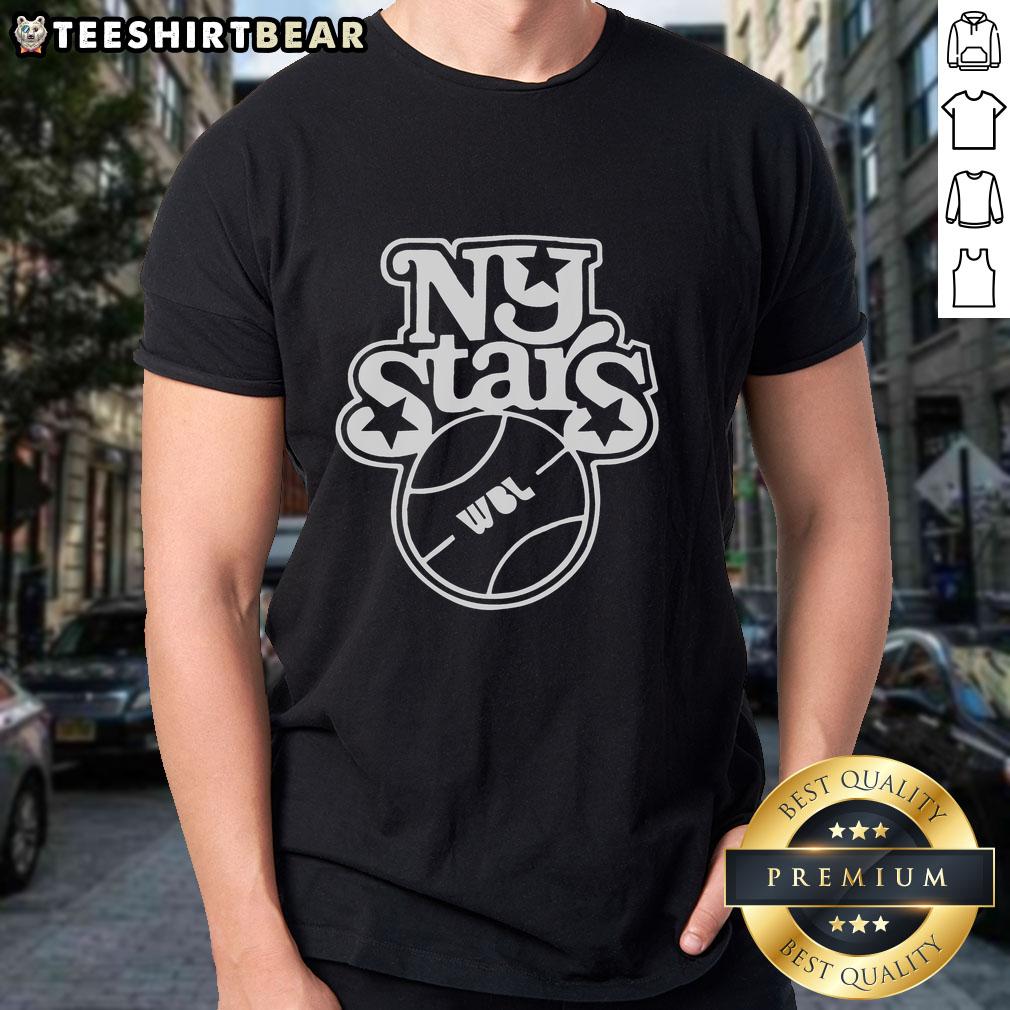 Pretty New York Stars T-Shirt featuring a vibrant star design, perfect for NYC fashion lovers and casual wear.