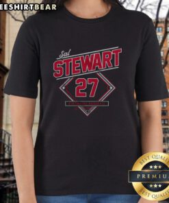 Pretty Sal Stewart Classic Diamond Ladies Tee featuring elegant diamond design, perfect for stylish women's casual wear.
