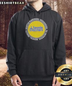 Pretty Seattle Mariners hoodie designed to improve mental health, featuring vibrant colors and a stylish logo.
