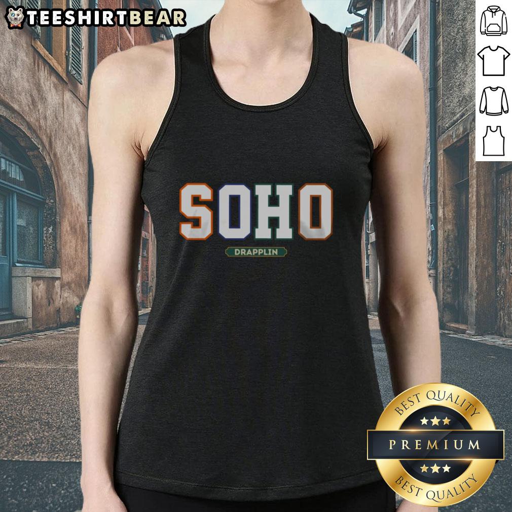 Pretty Soho Drappling Tank Top showcasing stylish design and comfortable fit, perfect for casual summer outfits.