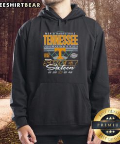 Alt Text: Stylish Tennessee Volunteers NCAA March Madness Sweet Sixteen 2026 hoodie in vibrant orange, perfect for fans.