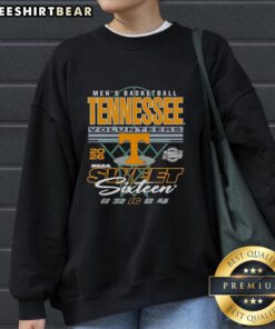 Alt Text: Pretty Tennessee Volunteers NCAA March Madness Sweet Sixteen 2026 sweatshirt featuring vibrant team colors and logo.