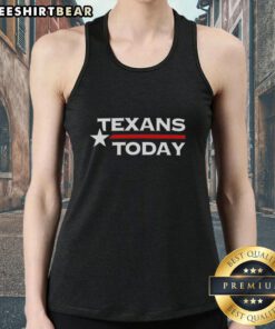Pretty Texans Today tank top featuring a stylish design perfect for casual summer outfits and Texas pride.