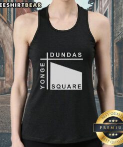 Stylish tank top featuring Yonge-Dundas Square design, perfect for summer wear and showcasing Toronto's vibrant culture.