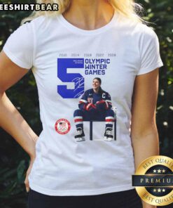 Top Hilary Knight USA Women's Olympic Hockey Gold Champions 2026 Signature Ladies Tee showcasing team pride and style.