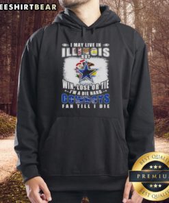 Die-hard Dallas Cowboys fan hoodie, perfect for Illinois fans. Stylish and comfortable sportswear for true supporters.
