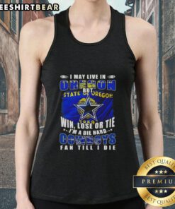 Die-hard Dallas Cowboys fan tank top, perfect for showing team spirit in Oregon, featuring bold, spirited text design.