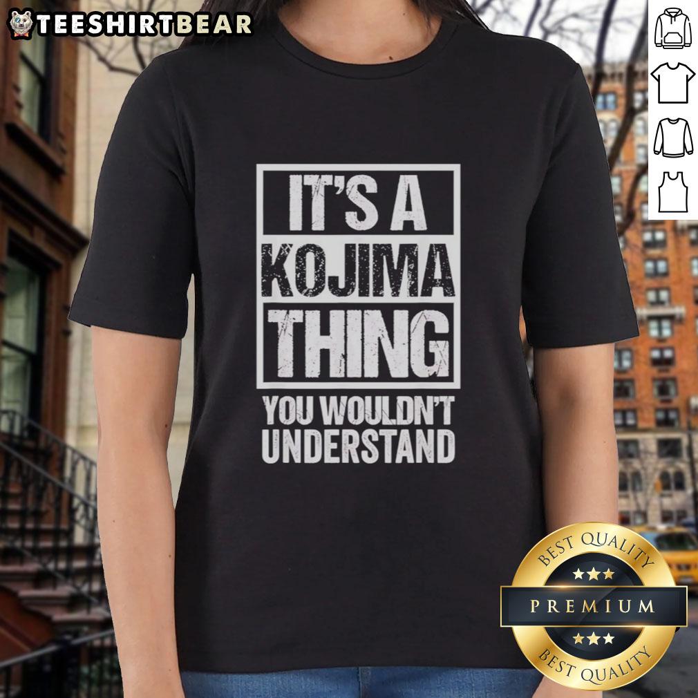 Alt Text: Top It's A Kojima Thing You Wouldn't Understand Ladies Tee featuring bold graphics and a stylish fit for fans.