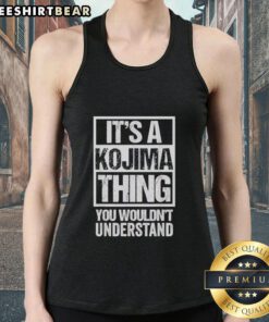 Top It's A Kojima Thing You Wouldn't Understand tank top featuring iconic graphics and unique design for fans.