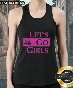 Top Lets Go Girls CPA Tank Top in vibrant colors, perfect for summer fashion and showcasing your stylish spirit.