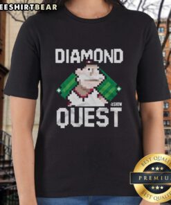 Top MLB The Show Diamond Quest ladies tee featuring vibrant graphics and comfortable fit for baseball fans.
