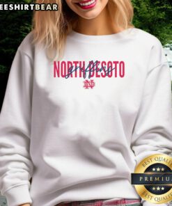 Cozy Top North Desoto Griffin sweatshirt in navy blue, perfect for casual wear and school spirit.