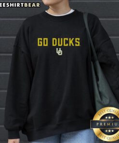 Top Oregon Ducks team slogan sweatshirt featuring vibrant colors and logo, perfect for fans and game day wear.