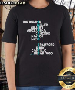 Top Seattle Baseball Names 2026 Ladies Tee featuring stylish design and vibrant colors for fans of Seattle baseball.
