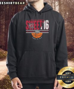 Top South Carolina Gamecocks NCAA Women's March Madness Sweet 16 2026 hoodie featuring team colors and logo design.
