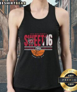 Top South Carolina Gamecocks NCAA Women's March Madness Sweet 16 2026 tank top in vibrant colors, perfect for fans.