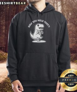 Top T-Rex dinosaur hoodie design featuring a playful T-Rex graphic, perfect for dinosaur lovers and casual wear.