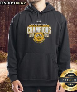 Alt Text: UMBC Retrievers Men's Basketball Tournament Champions 2026 hoodie featuring team colors and logo.