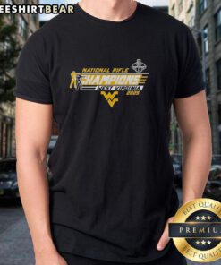 Top WVU West Virginia Mountaineers National Rifle Champions T-Shirt featuring team colors and logo for avid fans.