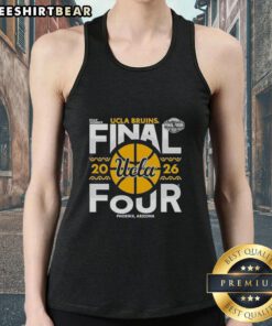 Awesome 2026 NCAA Women's UCLA Bruins Final Four tank top in Phoenix, Arizona, perfect for fans and supporters.