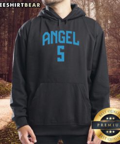 Alt Text: Awesome Angel Reese ATL 5 Atlanta Dream hoodie featuring vibrant design and comfortable fit for fans.