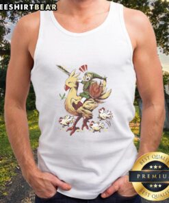 Awesome Birds of a Feather Link The Legends of Zelda tank top featuring a vibrant design inspired by the iconic game.