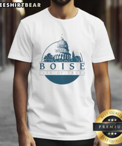 Awesome Boise City Of Trees T-Shirt featuring a vibrant design celebrating Boise's natural beauty and urban charm.